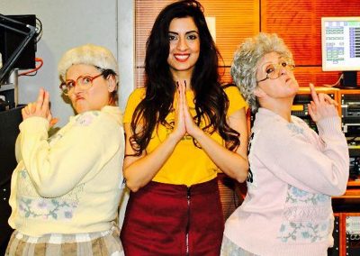 Letty & Hilda got interviewed on BBC Asian Network by the rather beautiful Noreen Khan